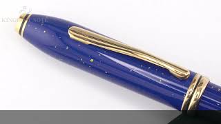 CROSS クロス 万年筆 タウンゼント ラピスラズリ F - YouTube
