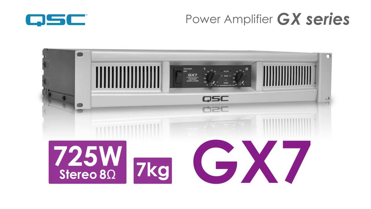 QSC GX7 MADE IN USA 1000W/4ohmパワーアンプ QSC GX7 MADE IN USA