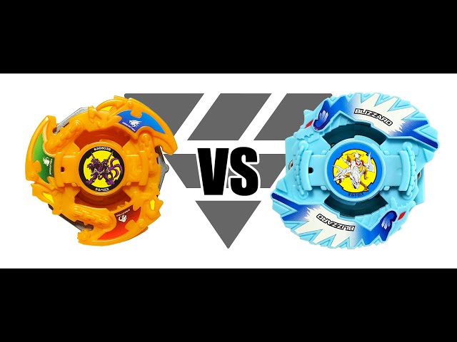 爆転シュートベイブレード バーニングケルベロス VS ブリザード