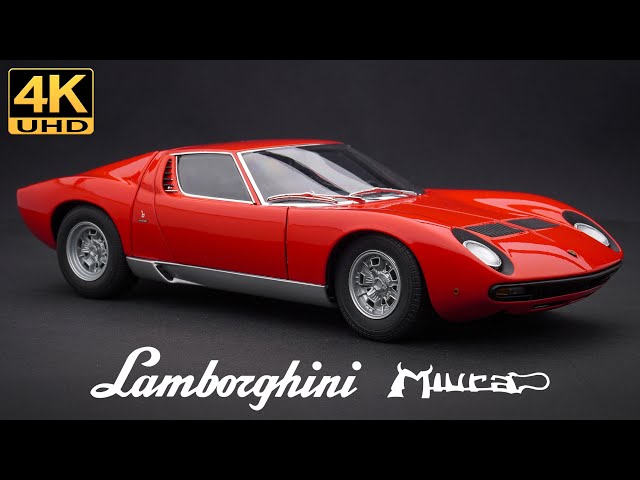 Lamborghini Miura P400 SV, 4K UHD - 1/18 AUTOart - YouTube