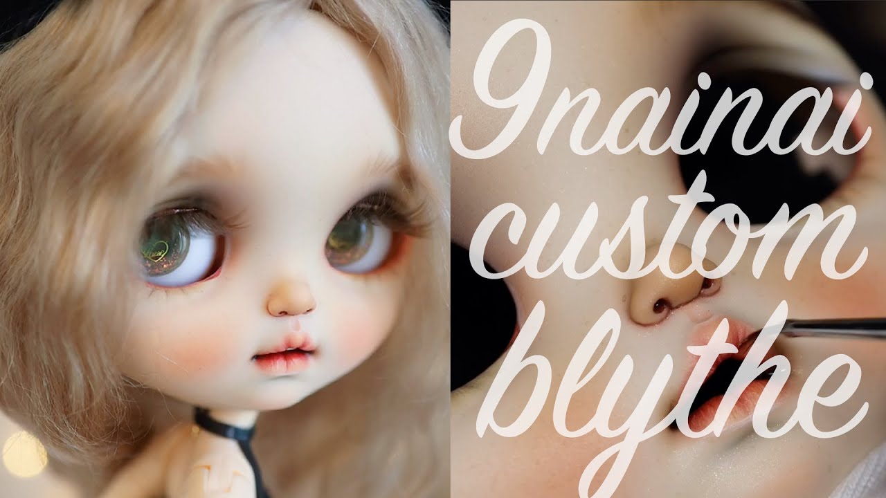 CustomBlythe]海外有名作家9nainaidollさまのカスタム工程 - YouTube