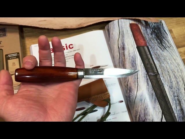 MORAKNIV クラシックシリーズの話しながら2/0の黒錆加工 - YouTube