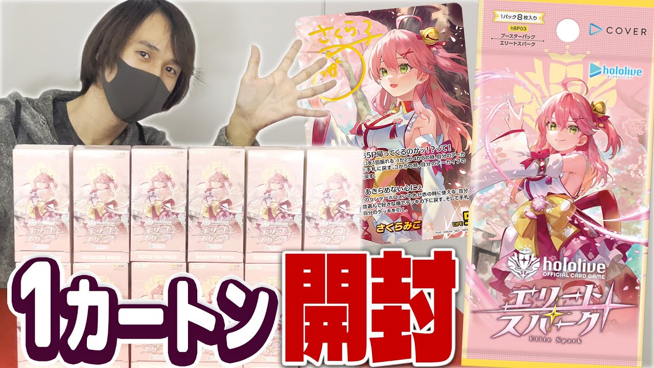 ホロライブ エリートスパーク 1カートン 新品未開封 12BOX入り ホロカ