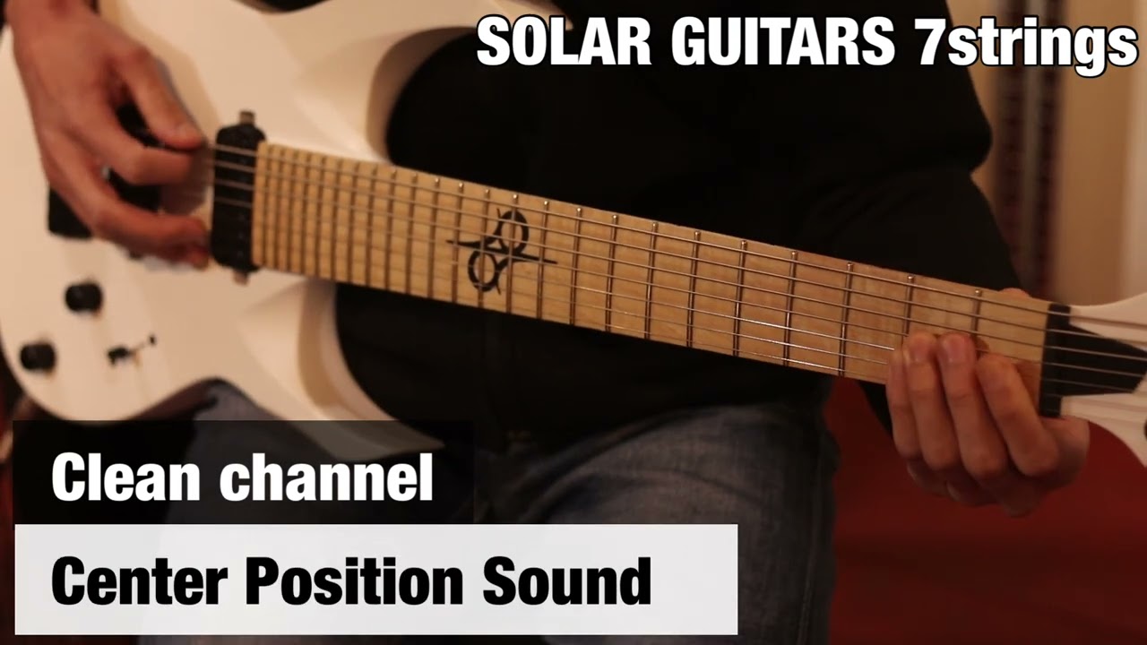 SOLAR Guitars (ソーラーギターズ)A2.7W 7Strings Guitar - YouTube