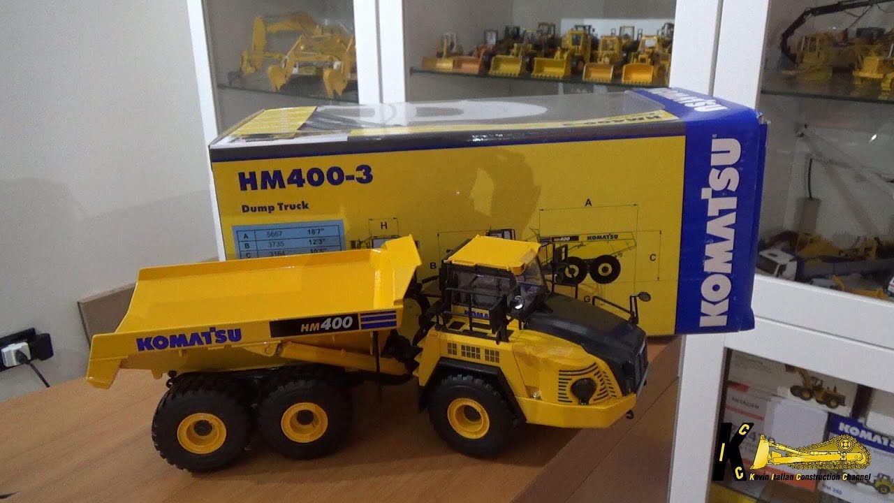 Komatsu 1:50 Diecast Dump Trucks 1/50 Komatsu HM400-1 Articulated