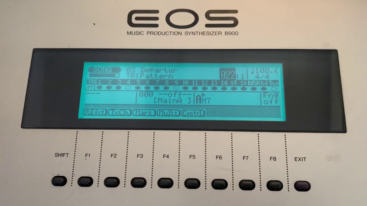 YAMAHA EOS B900 DEMO SONG / SOUND DISK TK7000 