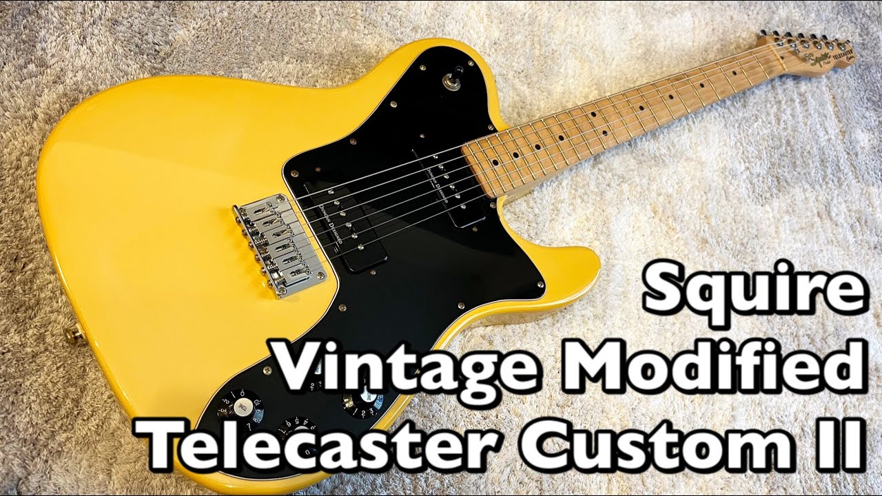 テレキャスターカスタムにP90を搭載！Squire Vintage Modified