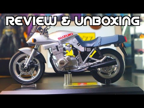 SUZUKI GSX1100S KATANA/UNBOXING AND REVIEW DIECAST MOTORCYCLE