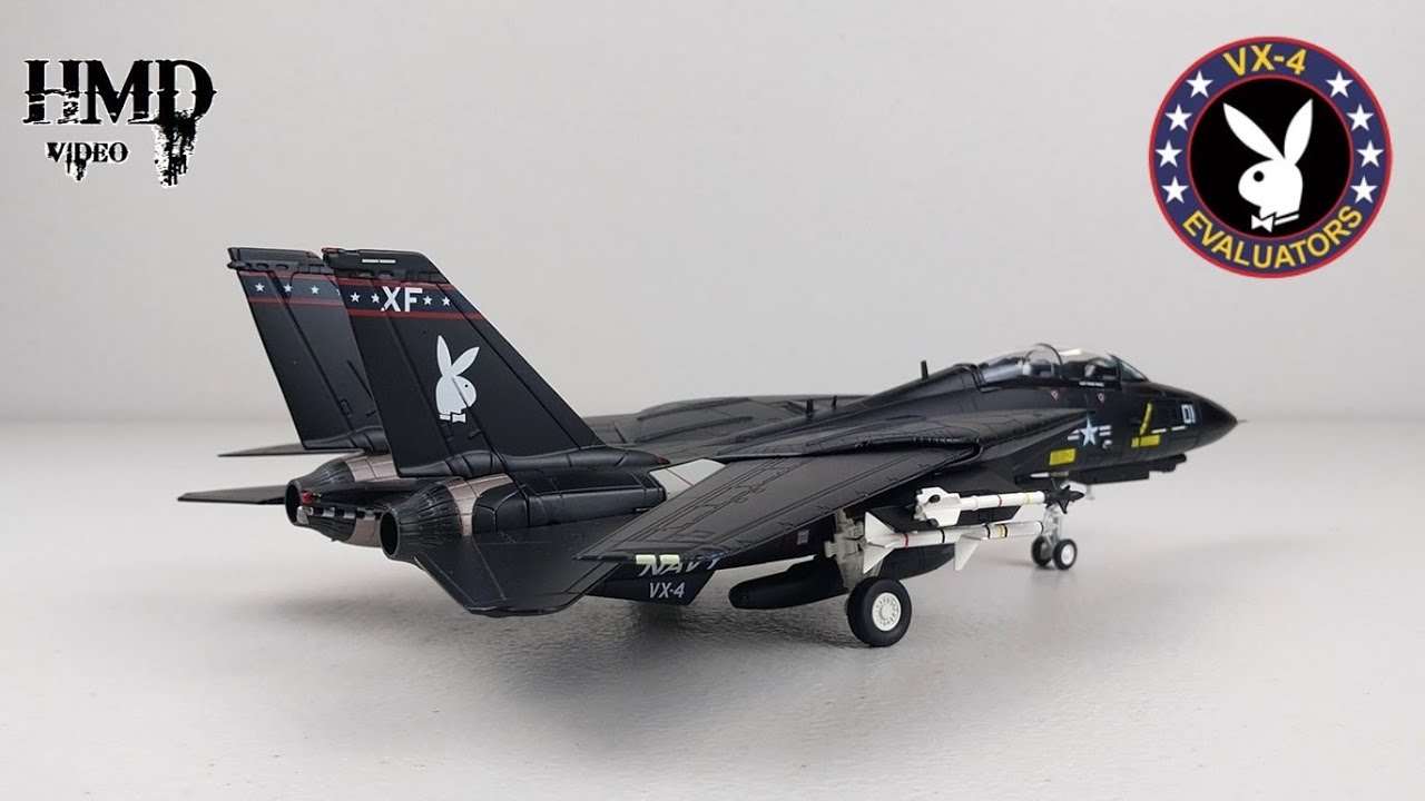 Grumman F-14A Tomcat, US Navy VX-4 Evaluators, Black Bunny, 1985