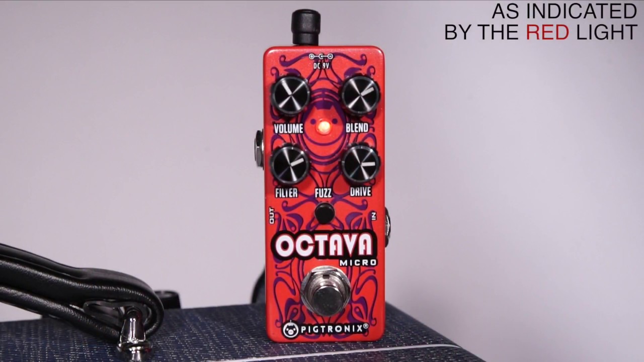 Pigtronix Octava Micro Pedal – Motor City Guitar