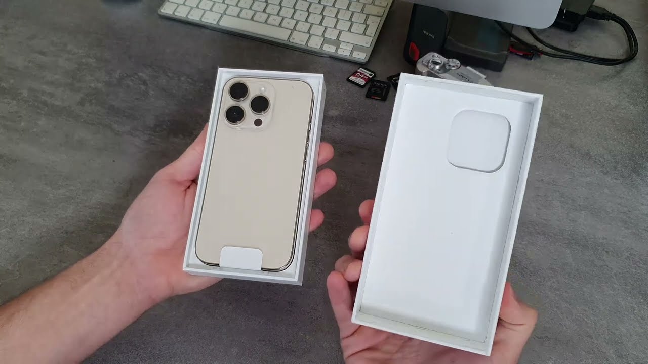 iPhone 14 Pro Gold 128GB Unboxing - YouTube