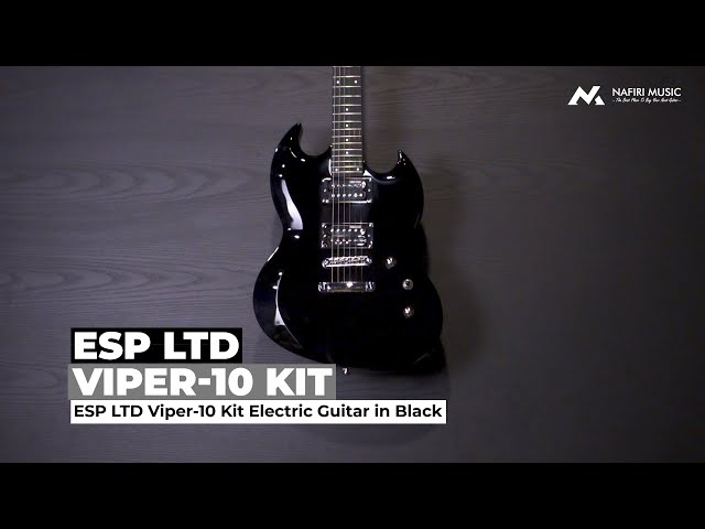 ESP LTD Viper-10 Kit Electric Guitar in Black - YouTube