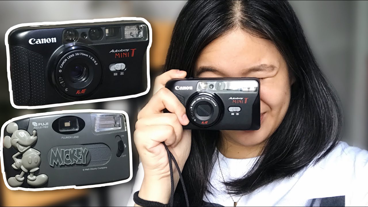 Finally! UNBOXING MY NEW FILM CAMERAS!! (Canon Autoboy Mini T