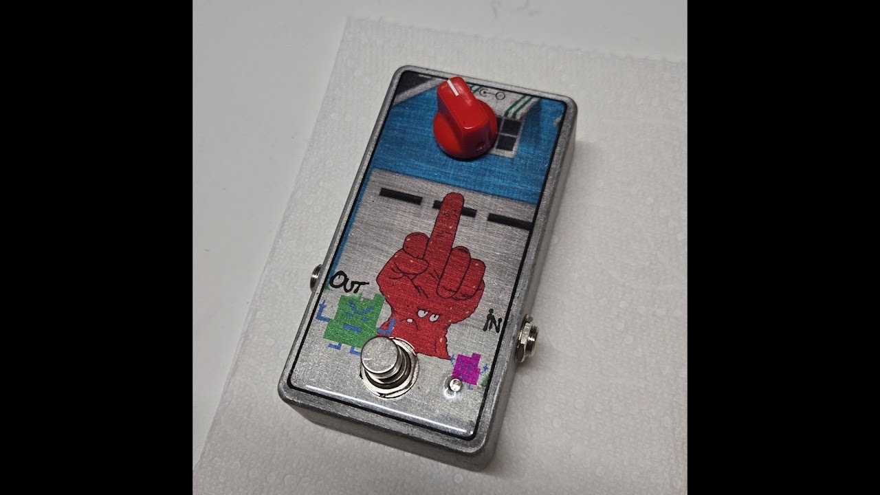 Pedal Demo - D*A*M Meathead Clone - YouTube