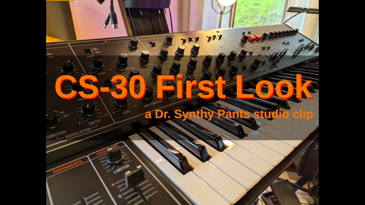 Yamaha CS-30 First Look | Synth Discussion | Live Studio