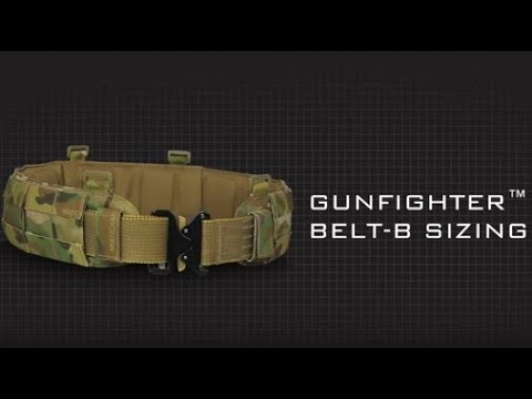 TYR Tactical® Gunfighter™ Belt-B - Sizing - YouTube