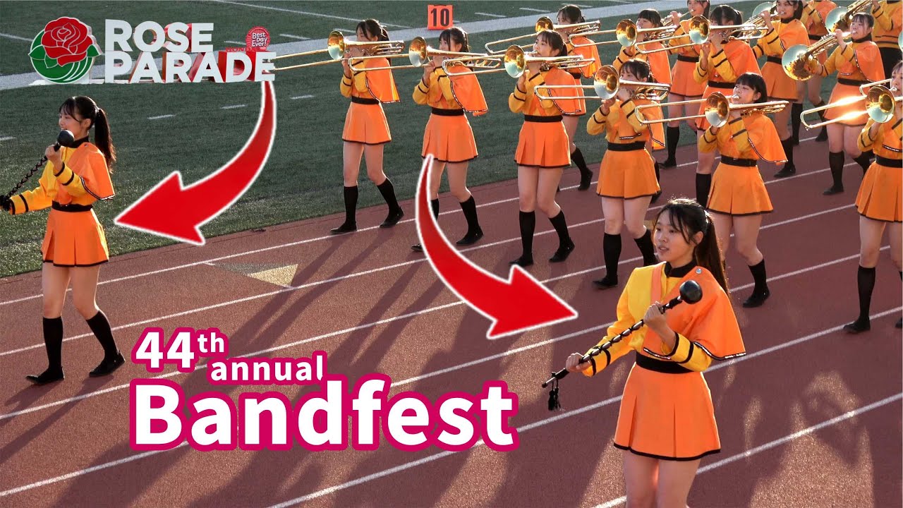 🔥🔥Rose Parade Bandfest 2025 (2) 💗💗 Thunderous Applause for