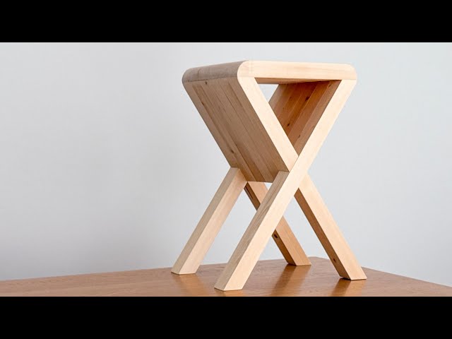 Making a Stool from One Type of Lumber - YouTube