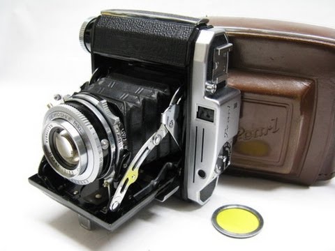 Konishiroku Pearl-III Hexar 75mmF3.5 - YouTube