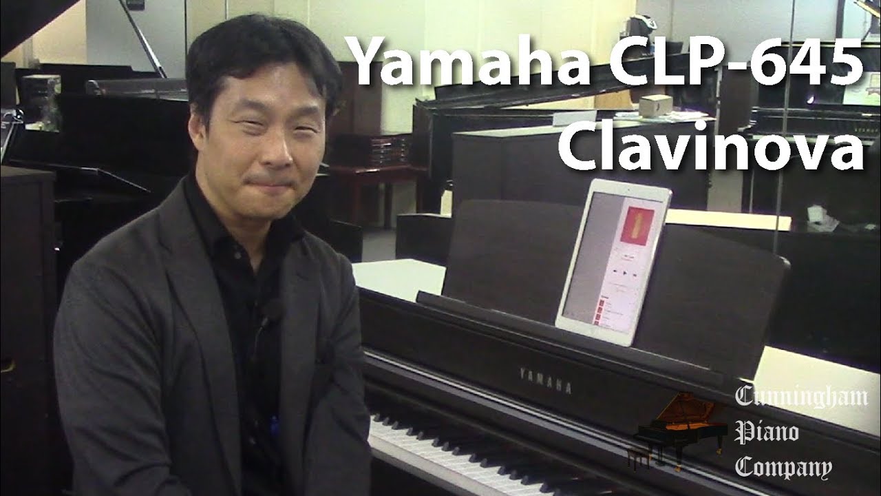 Yamaha CLP-645 Clavinova | Cunningham Piano Co. - YouTube