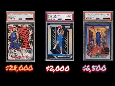 Every Luka Doncic Rookie Card W/ Price & Pop Count - YouTube