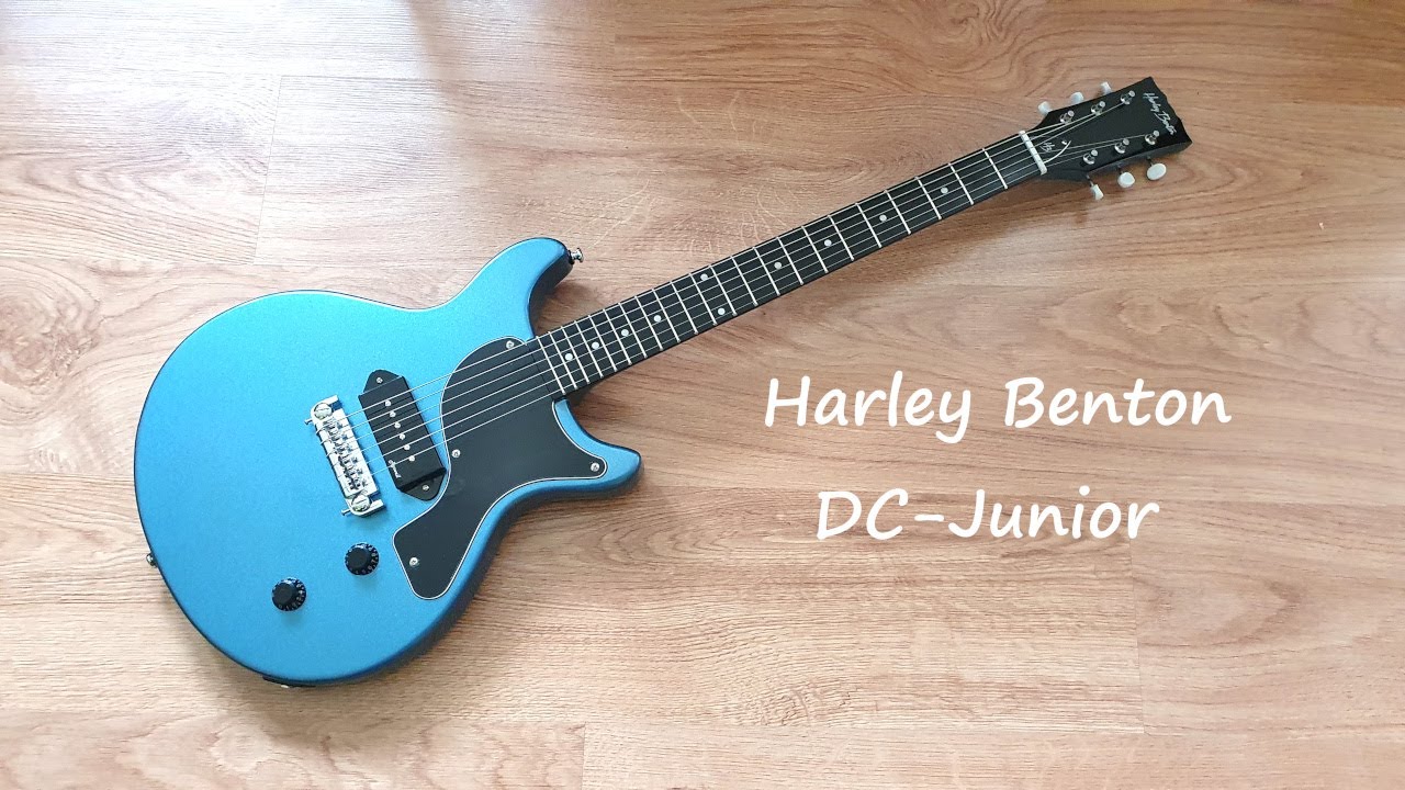 Harley Benton DC-Junior FAT Benton Blue