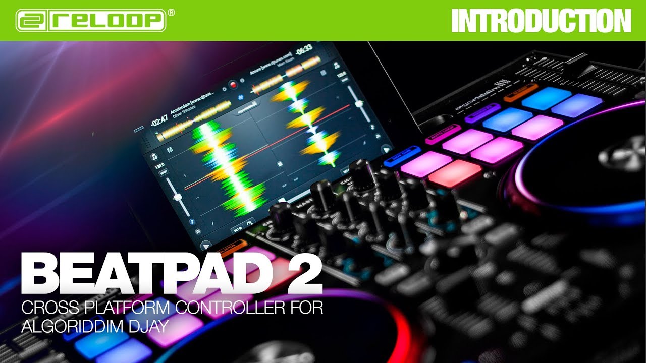 Reloop Beatpad 2 DJ Controller - Cross Platform Device - iOS