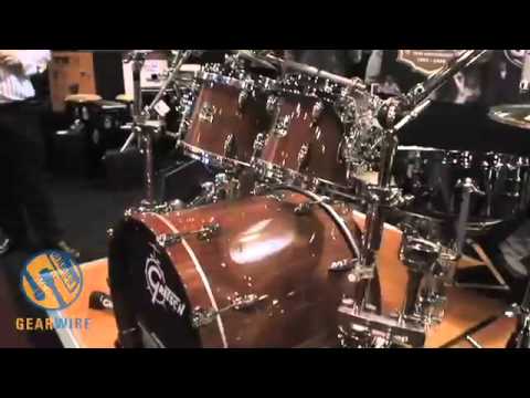 Gretsch Pure Wood Series Drum Kit At Summer NAMM 2008 - YouTube