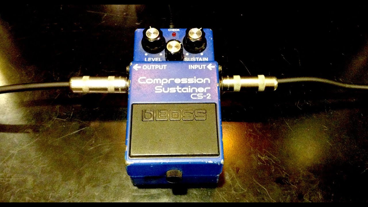 Vintage Boss CS-2 Compressor Sustainer - YouTube
