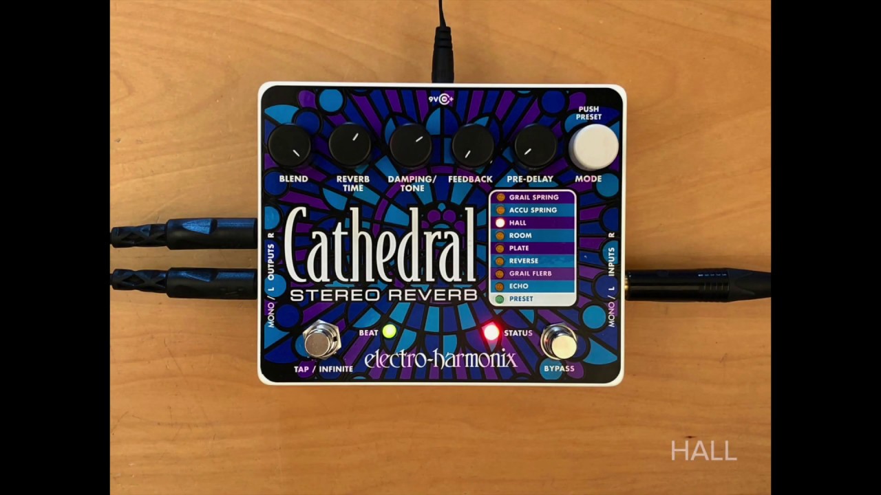 Electro Harmonix Cathedral Reverb on SH101 :: Aphex Riff - YouTube