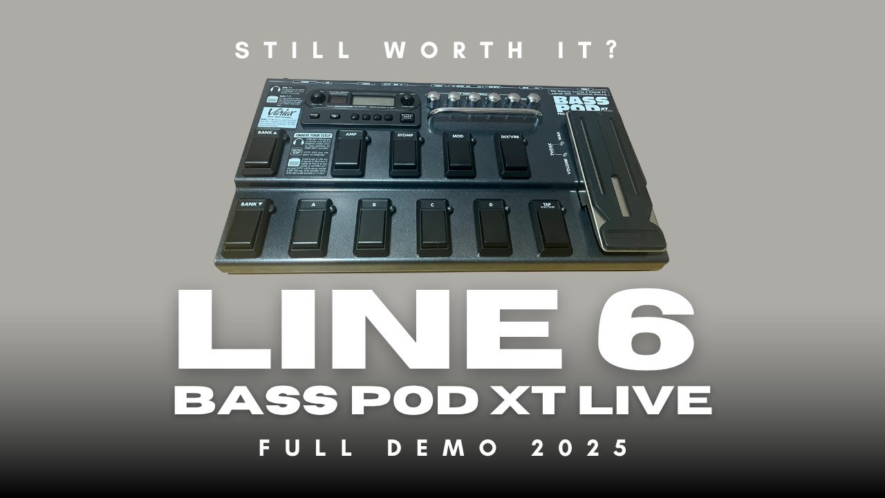 Still Worth It? Line 6 Bass Pod XT Live Full Demo 2025 - YouTube