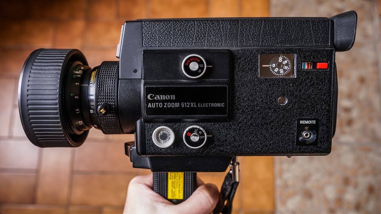Canon cinezoom512 ダブルエイトフィルム用のシネカメラ Canon
