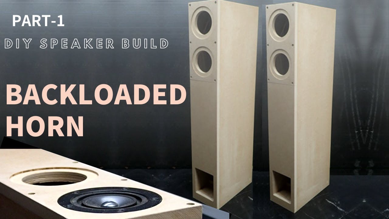 バックロードホーンの作製 - YouTube