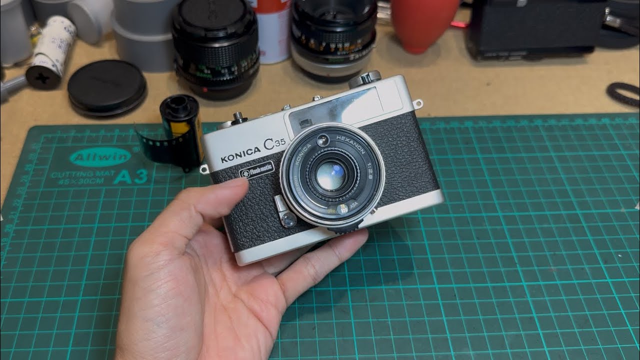 Konica C35 Flashmatic Tutorial Video - YouTube