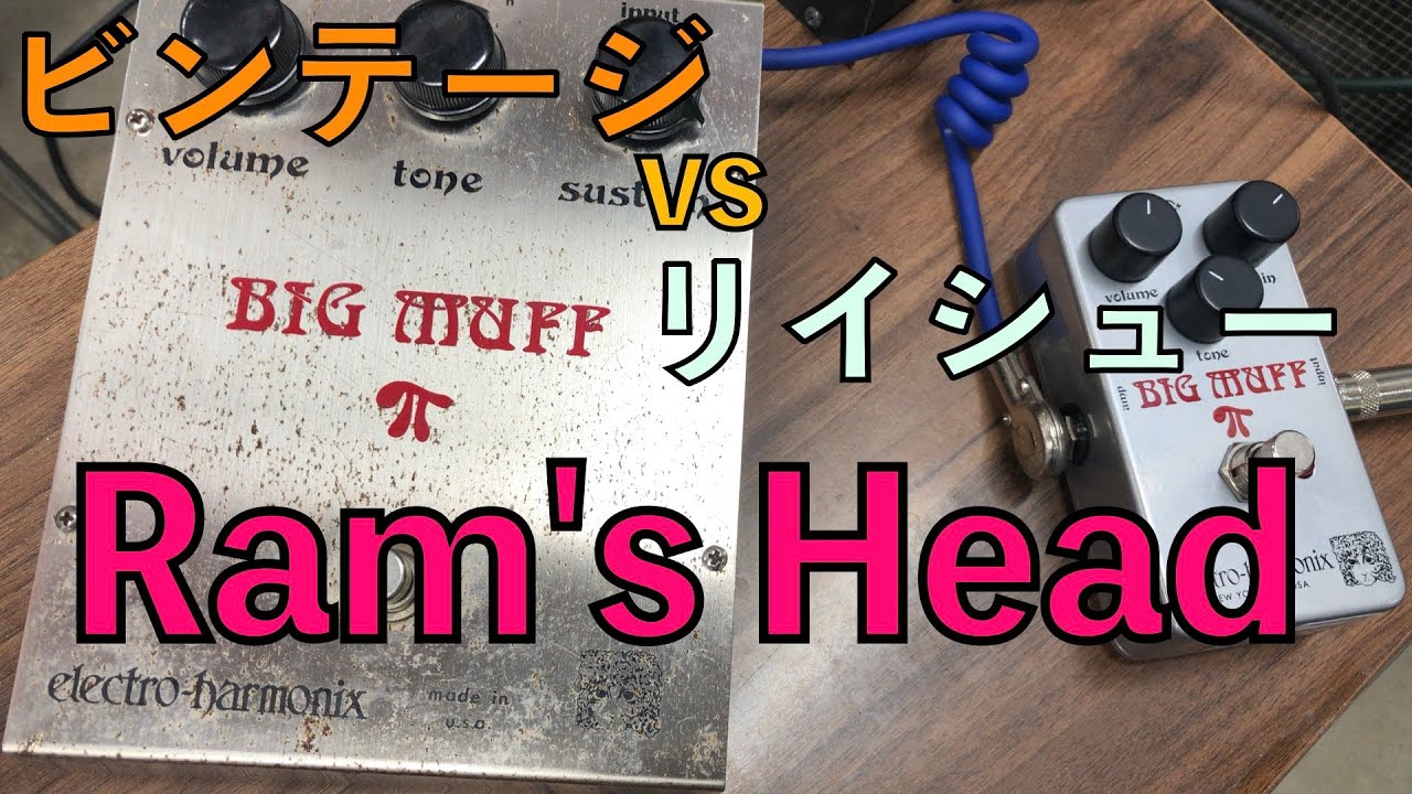 BIG MUFF】ビンテージラムズヘッドと復刻モデル！新旧モデル弾き比べて