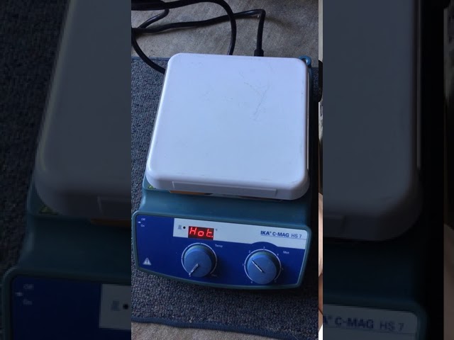 IKA C-MAG HS 7 Hot Plate Magnetic Stirrer testing video - YouTube