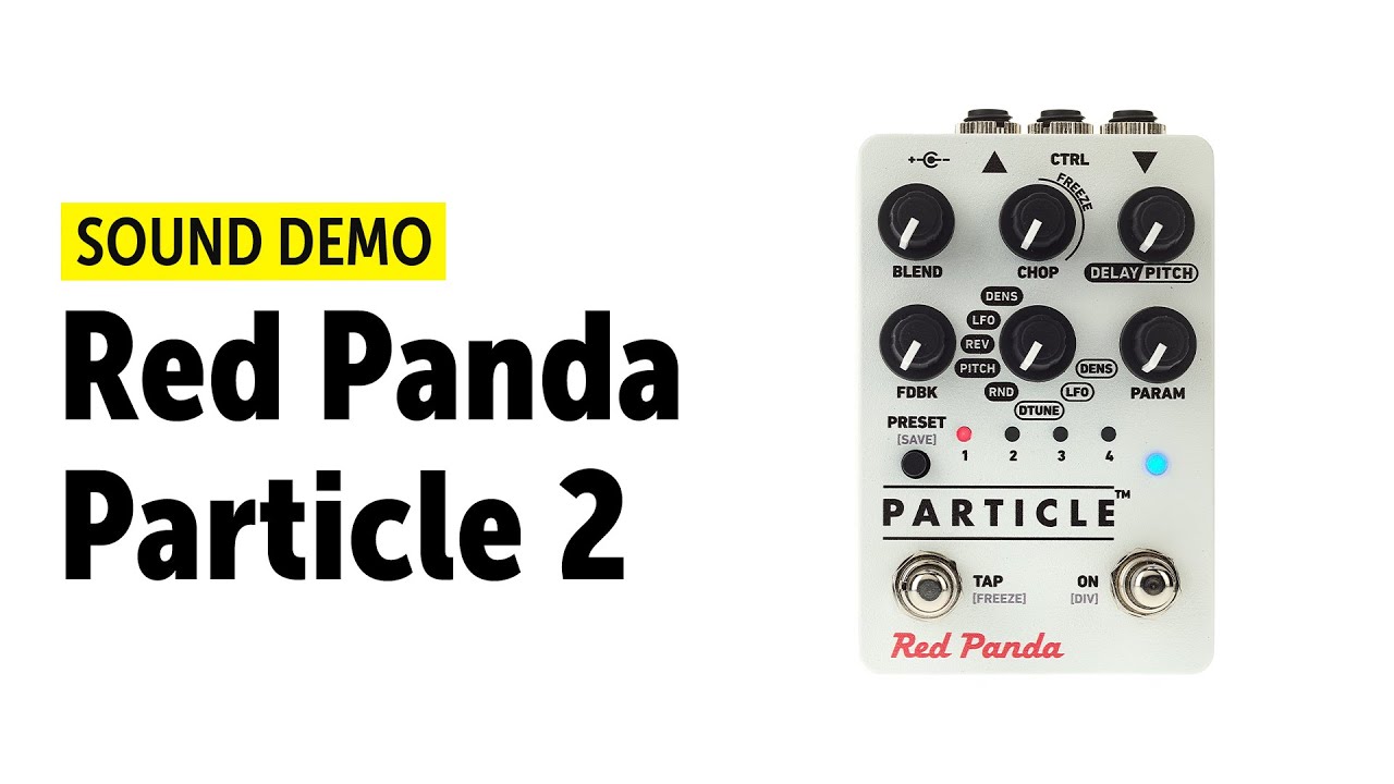 Red Panda Particle 2 - Sound Demo (no talking) - YouTube