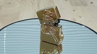 ZIPPO（ジッポー） ヤマタノオロチ 赤金 ジッポ ライター 和柄 八岐