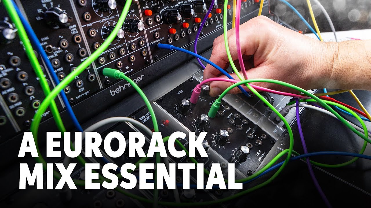 Behringer CP3A-M Mixer Eurorack Module Demo – Daniel Fisher - YouTube