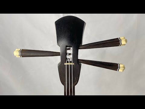 三線用棹(樹齢300年以上縞黒檀)塗装なし 三線用棹(樹齢300年以上縞黒檀