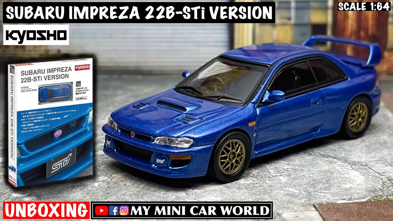 60周年モデル京商ミニッツ SUBARU IMPREZA 22B-STi① Kyosho 1⁄28