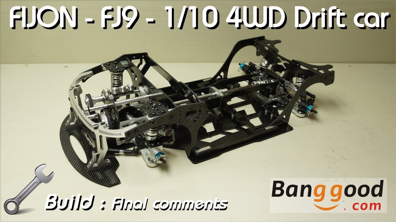 FIJON - FJ9 - 1/10 4WD drift car - Build : final comments • - YouTube