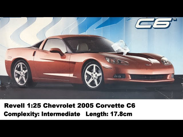 Revell 1:25 Chevrolet 2005 Corvette C6 Kit Review - YouTube