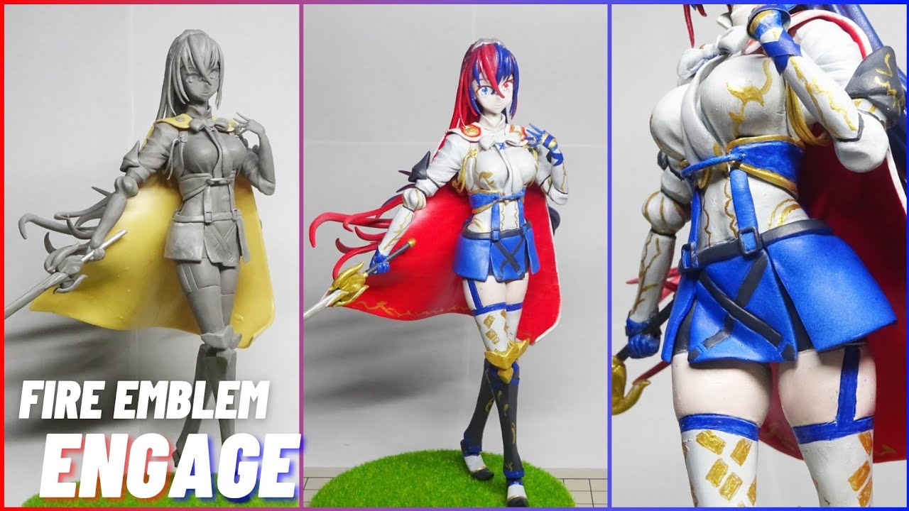 FEエンゲージ】主人公リュールちゃんのフィギュア作ってみた！【粘土