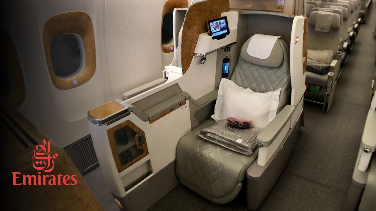 Emirates Business Class | Boeing 777-300ER [Updated Seats] - YouTube