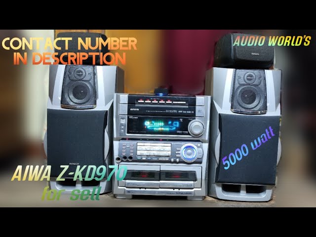 AIWA Z-KD970 for sell audio world's 9213787547 #bassboosted