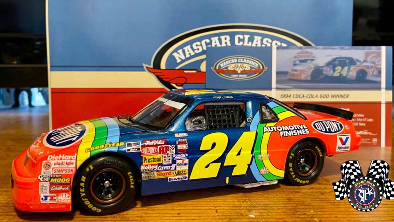 1994 Jeff Gordon DuPont Coca Cola 600 win (1st win) NASCAR