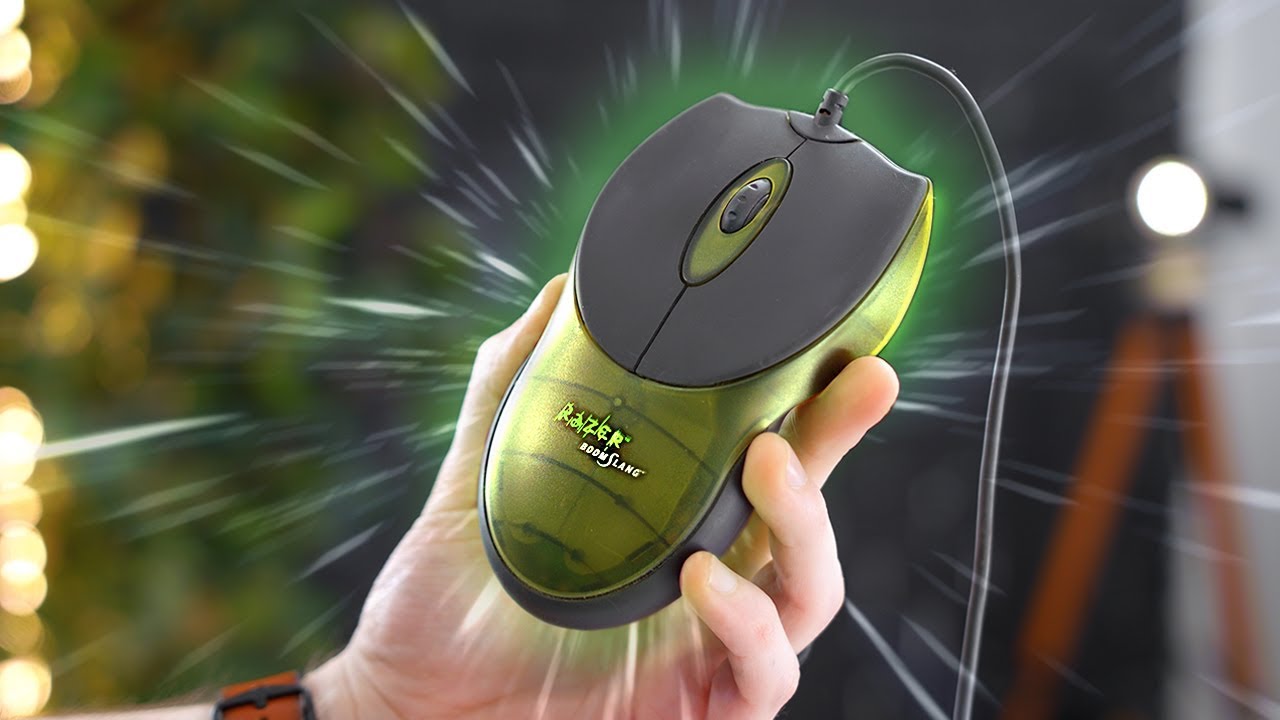 Revisiting Razer's FIRST Gaming Mouse - The Boomslang! - YouTube