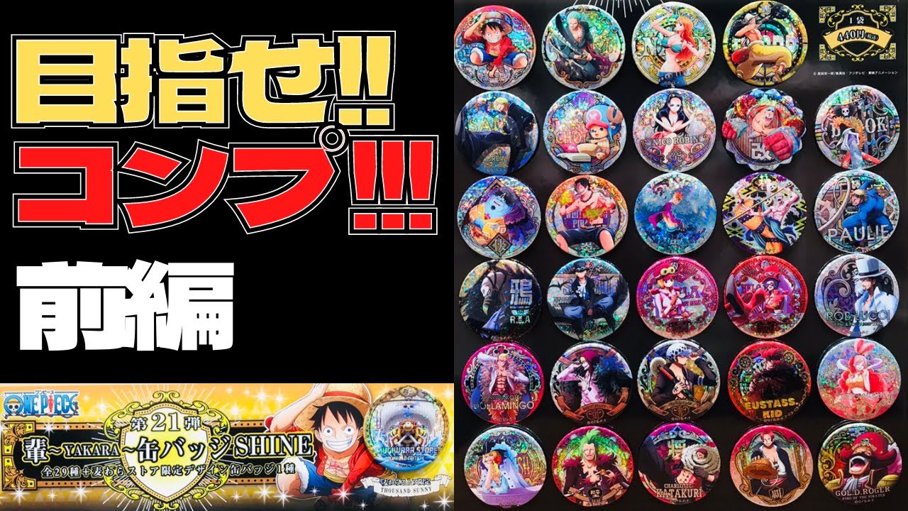 ワンピース 麦わらストア限定 缶バッジ コンプリートコレクション第10