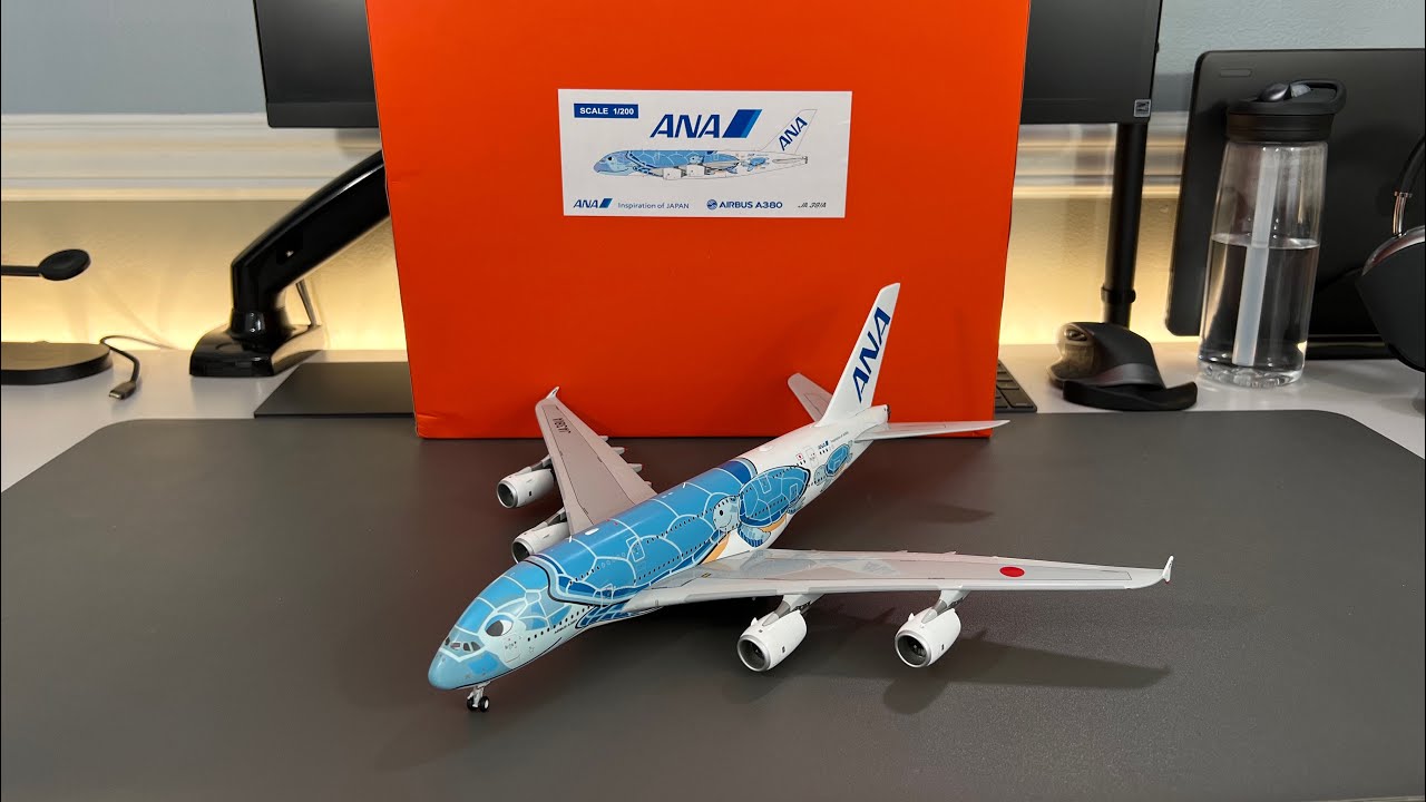 航空機・ヘリコプター ANA AIRBUS A380 1:200SCALE 航空機